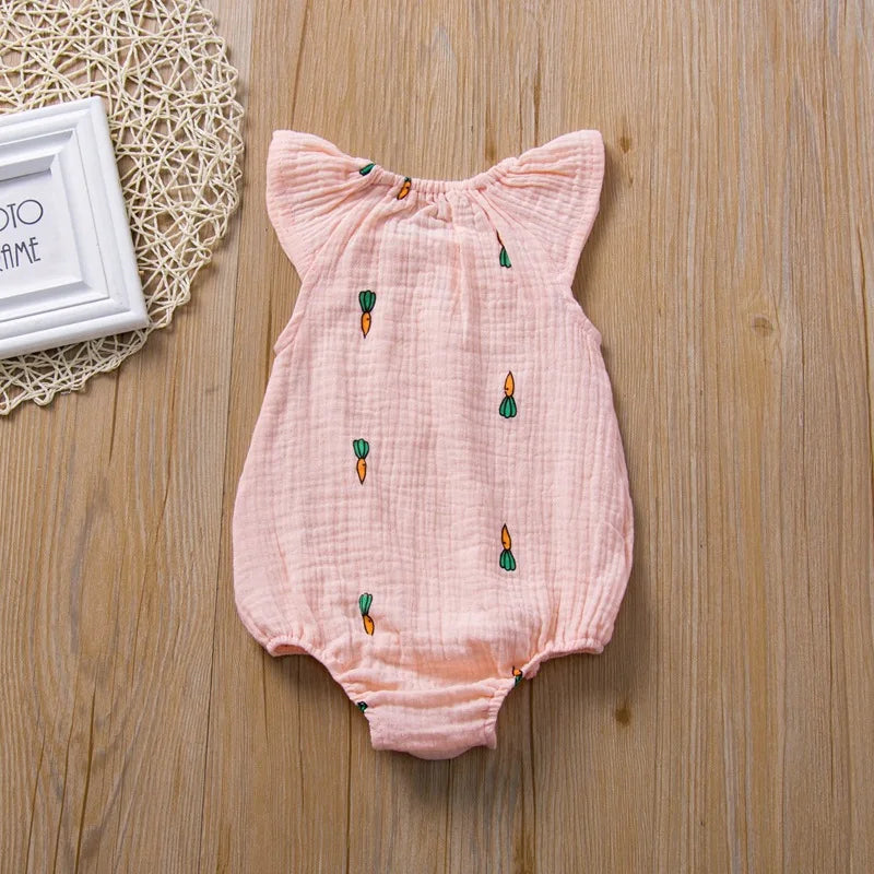 Sommer Neugeborenen Baby Mädchen Strampler