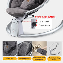 Electric Baby Bouncer Seat Multiple Function Baby Rocker