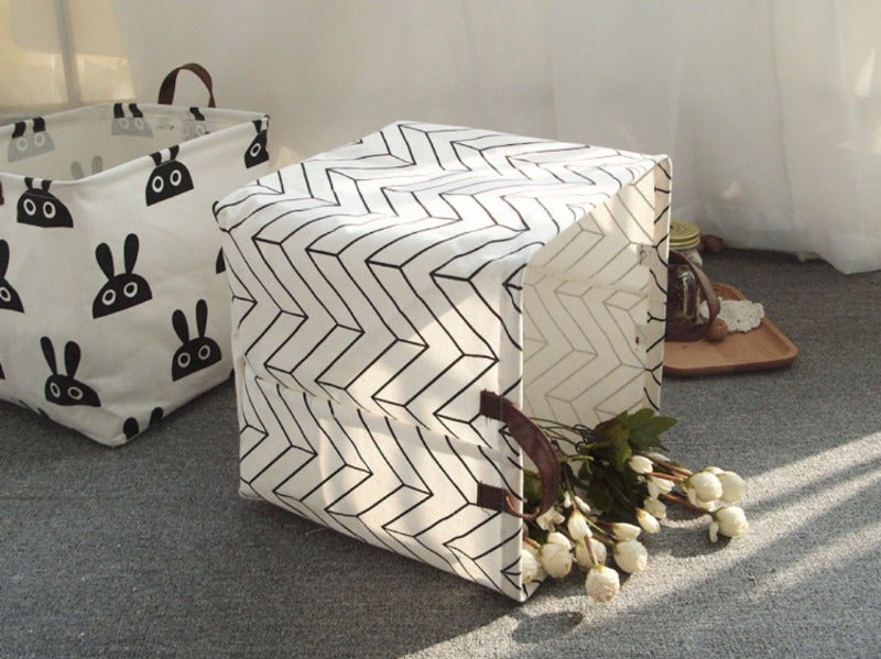 Fabric Art Cotton Linen Dirty Clothes and Sundry Storage