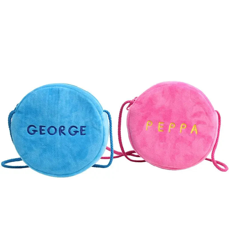 Pig Plush Crossbody Bag Kids Round Plush Bags