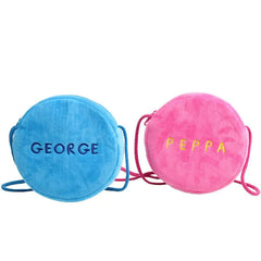 Pig Plush Crossbody Bag Kids Round Plush Bags