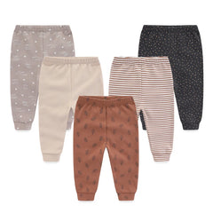 5-Piece Newborn Baby Boy Girl Pants