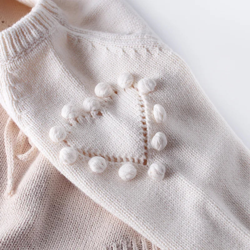 Spring Lovely Heart Jumpsuit Infant Baby