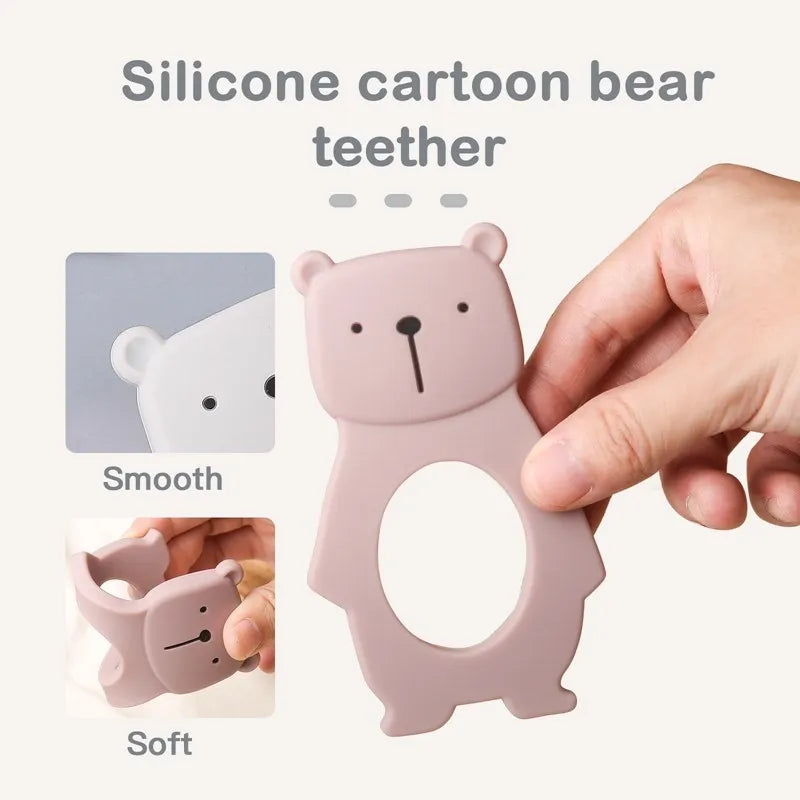 Beißring aus Silikon für Babys