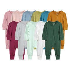 Children's Solid Cotton Bodysuit For Newborn