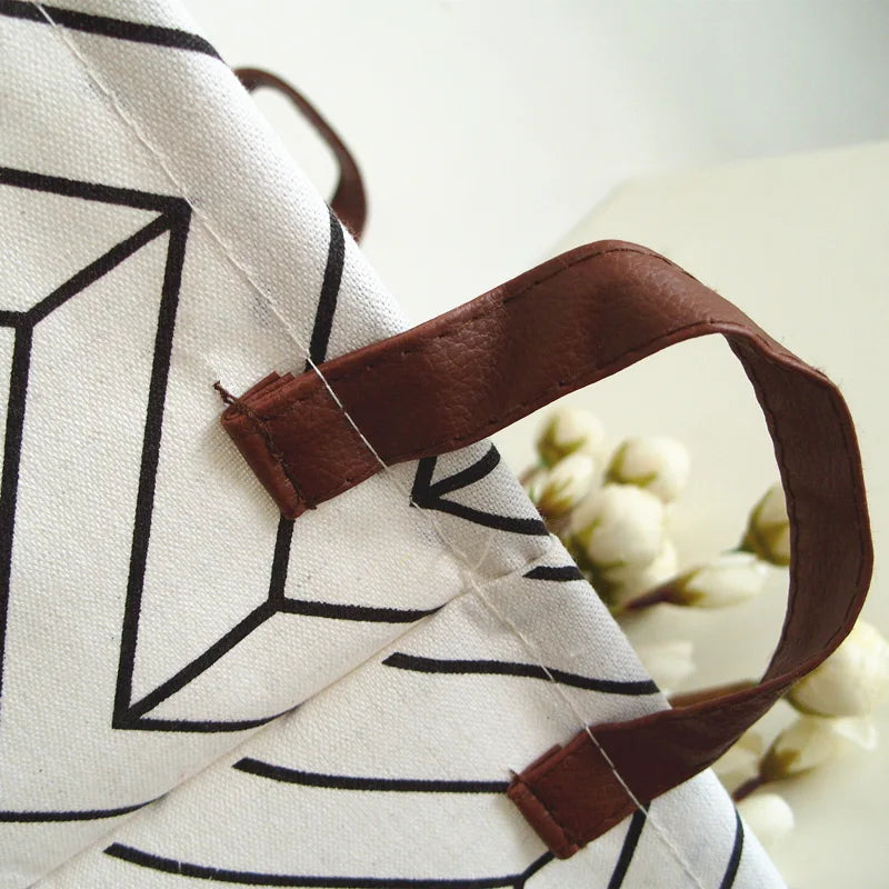 Fabric Art Cotton Linen Dirty Clothes and Sundry Storage