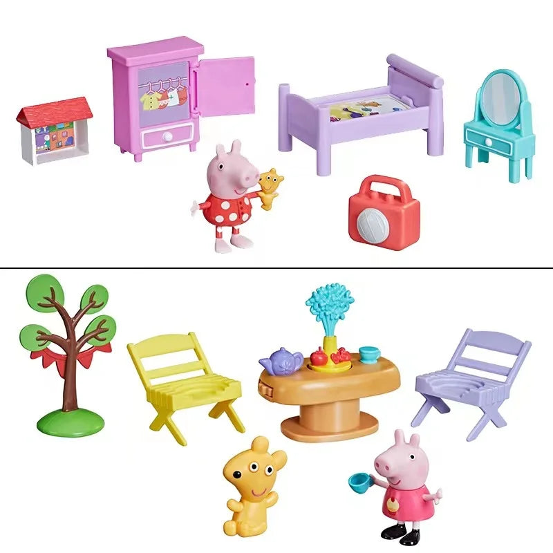 Peppa Pig Family Game Genuine Set Action Figure