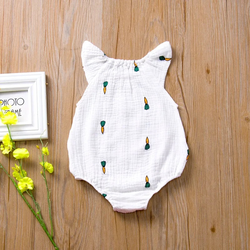 Sommer Neugeborenen Baby Mädchen Strampler