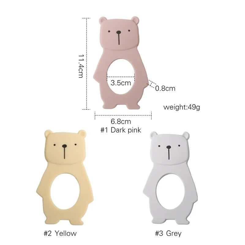 Beißring aus Silikon für Babys