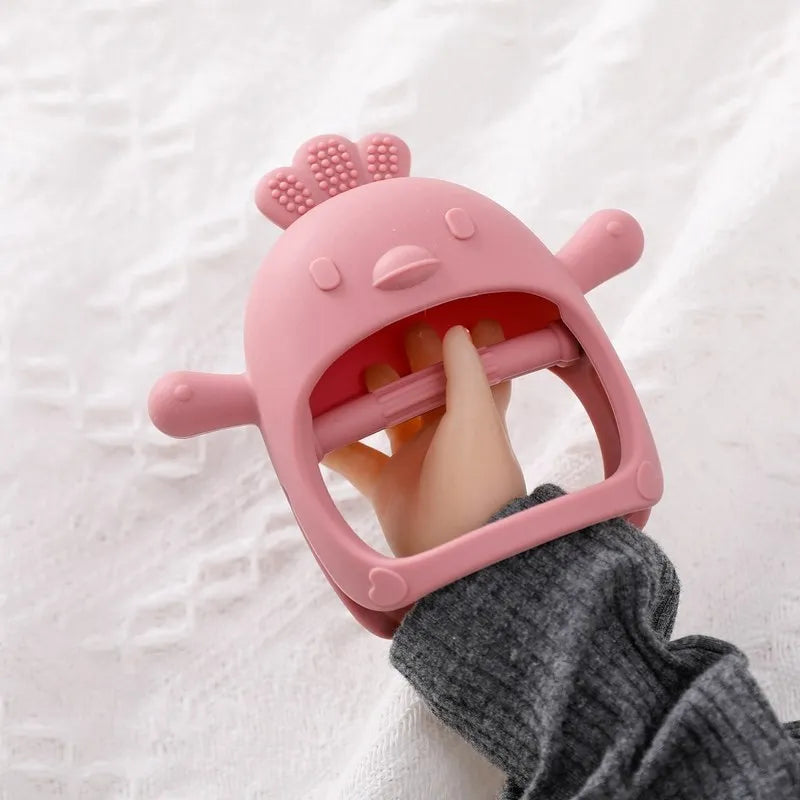 Beißring aus Silikon für Babys