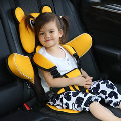 Tragbarer Kinderautositz mit Cartoon-Motiv
