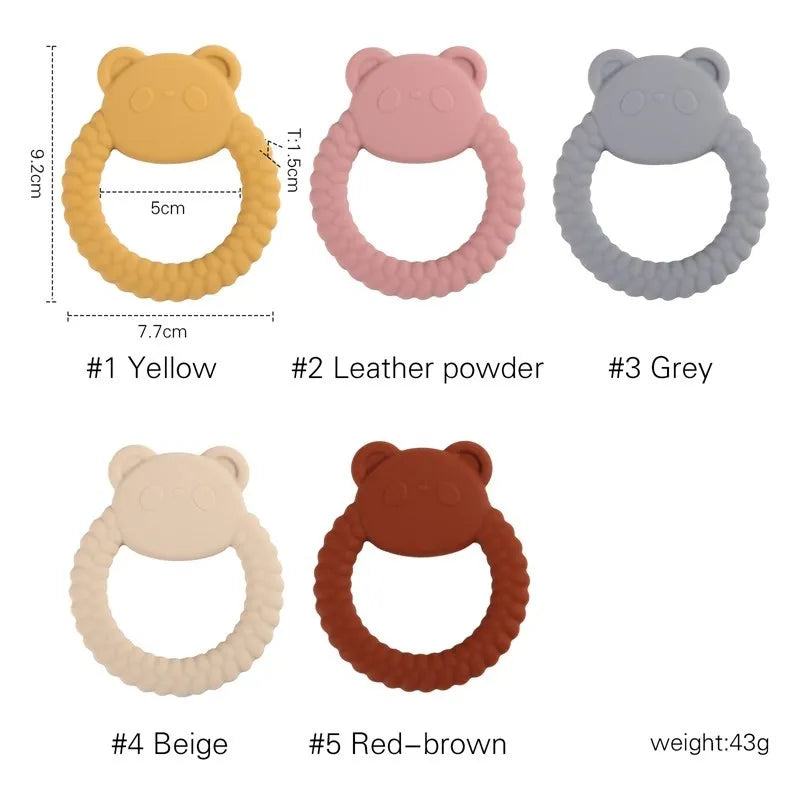 Beißring aus Silikon für Babys