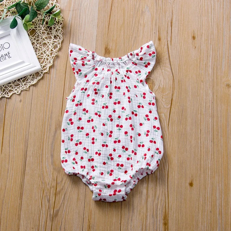 Sommer Neugeborenen Baby Mädchen Strampler