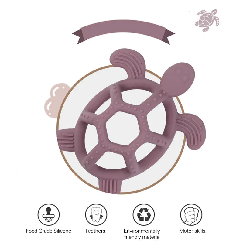 Beißring aus Silikon für Babys