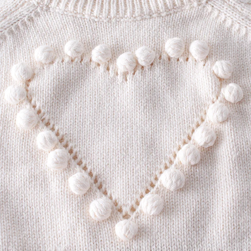 Spring Lovely Heart Jumpsuit Infant Baby