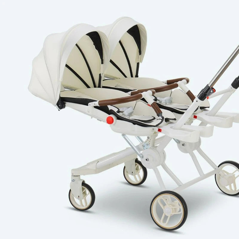 Doppelter tragbarer Kinderwagen für Zwillinge