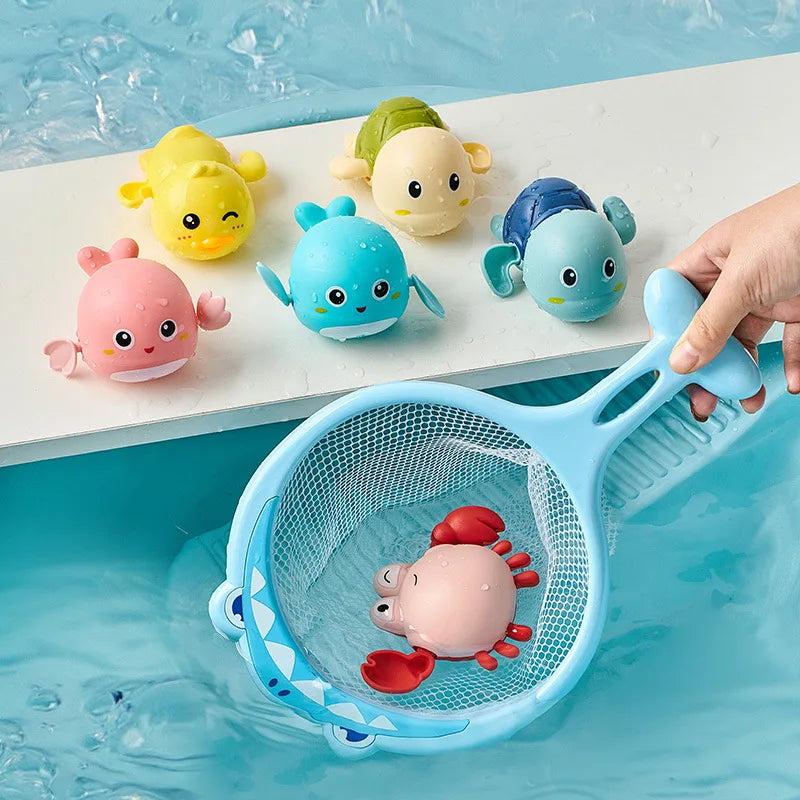 Baby Badespielzeug Kinder Schwimmen Uhrwerk Puppen