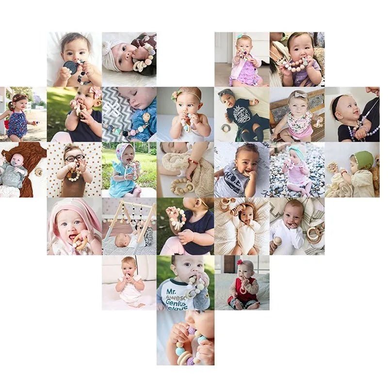 Beißring aus Silikon für Babys