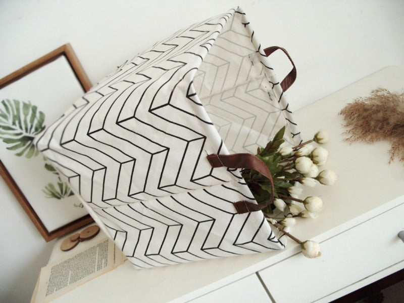 Fabric Art Cotton Linen Dirty Clothes and Sundry Storage