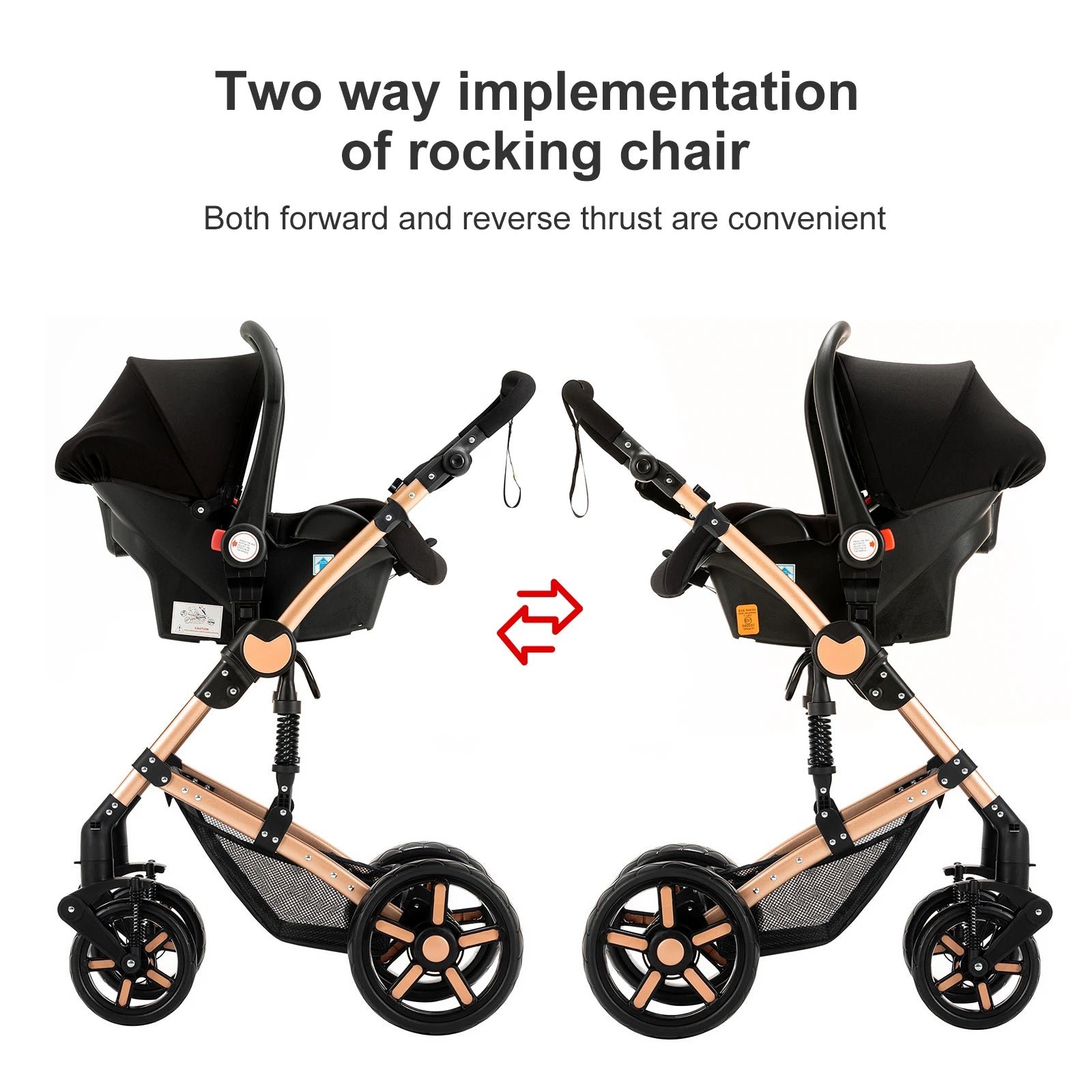 Hochwertiger, leichter Kinderwagen für Neugeborene