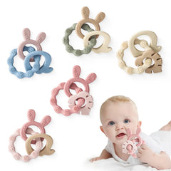 Beißring aus Silikon für Babys