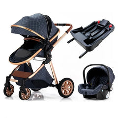 Luxus Kinderwagen 3 in 1 Hoch Landschaft