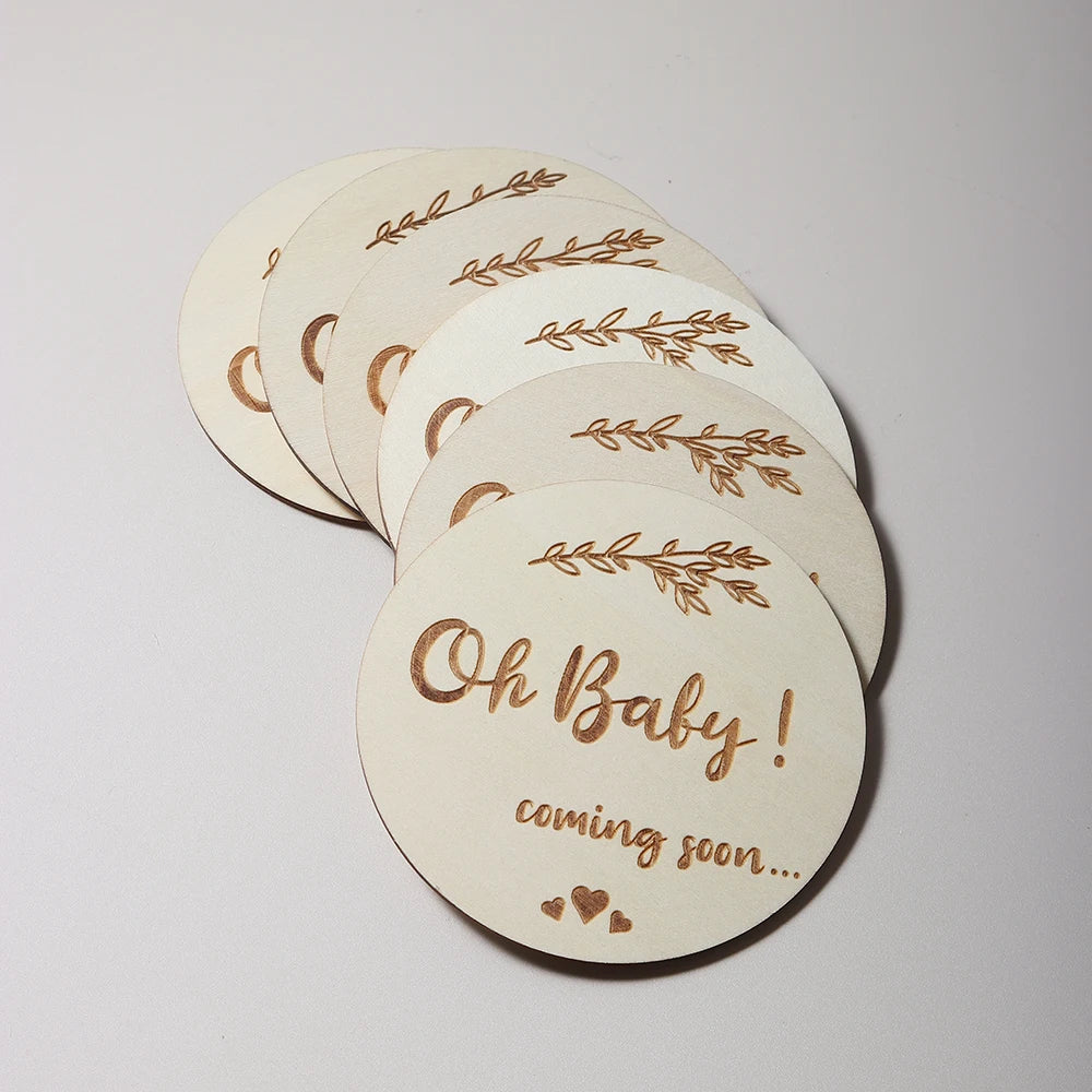 Hello World welcome Newborn Photography Props Card
