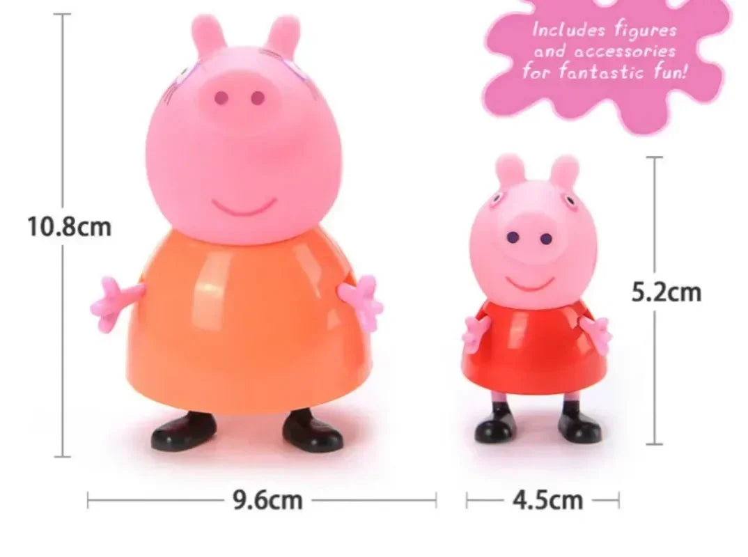 4Pcs/set Pepa Pig Toy Action Figure