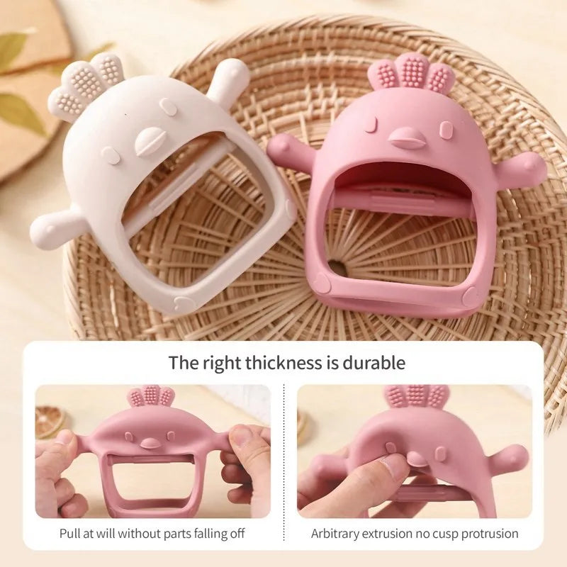 Beißring aus Silikon für Babys