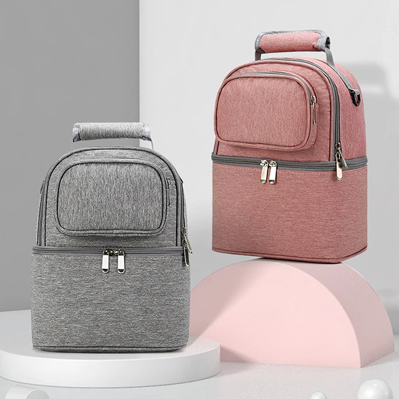 Tragbare Mama-Tasche mit großem Fassungsvermögen, Aufbewahrungsmöglichkeit für Muttermilch und Kinderbett