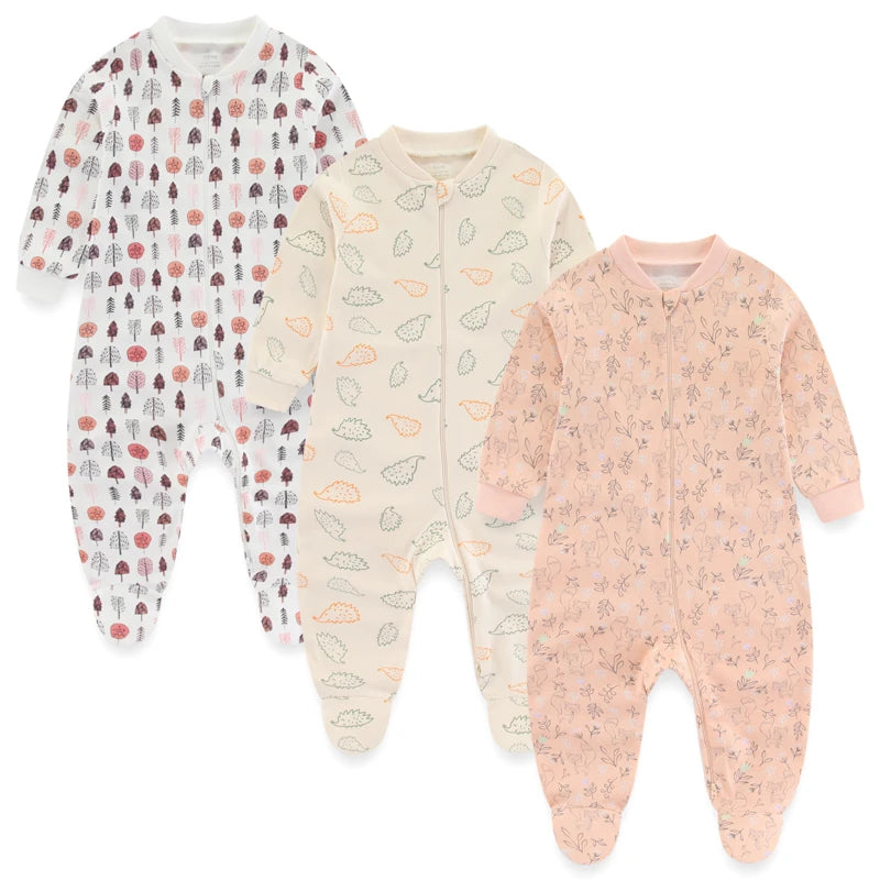 3Pieces Cartoon New Born Baby Boy Clothes Sets
