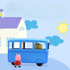 Authentic Peppa Pig Original Music School Bus Car Play
