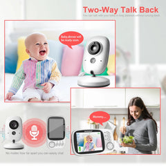 Audio Talk Night Vision Surveillance Security Camera Babysitter