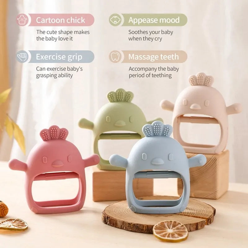 Beißring aus Silikon für Babys