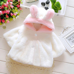 Baby Cartoon Niedlich Fleece Mit Kapuze Warm