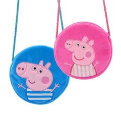 Pig Plush Crossbody Bag Kids Round Plush Bags