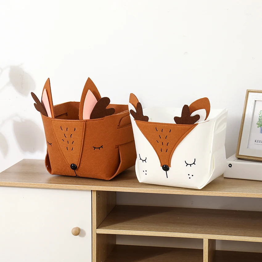 Cute Cartoon Animal DIY Storage Box