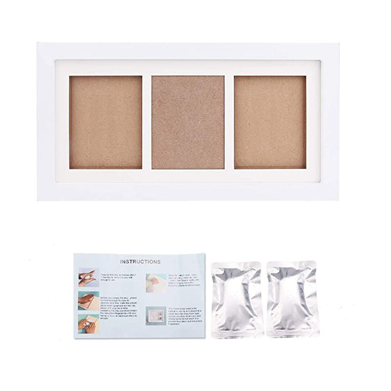 Hand and Foot Print Clay Photo Frame