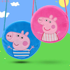 Pig Plush Crossbody Bag Kids Round Plush Bags
