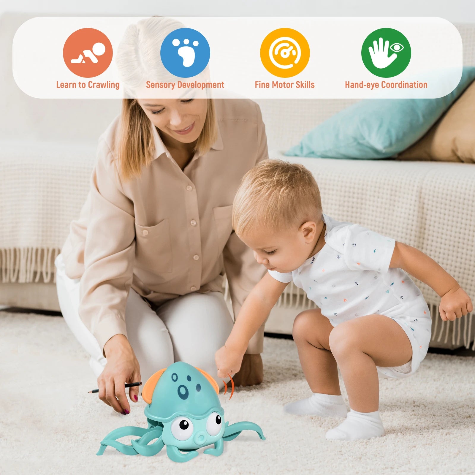 Krabbelspielzeug Baby Elektronische Haustiere Musikspielzeug