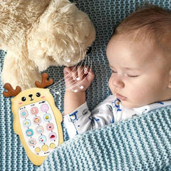Baby-Telefon-Spielzeug, zweisprachiges Telefon, Beißring