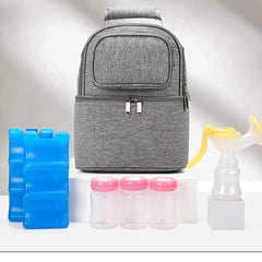 Tragbare Mama-Tasche mit großem Fassungsvermögen, Aufbewahrungsmöglichkeit für Muttermilch und Kinderbett