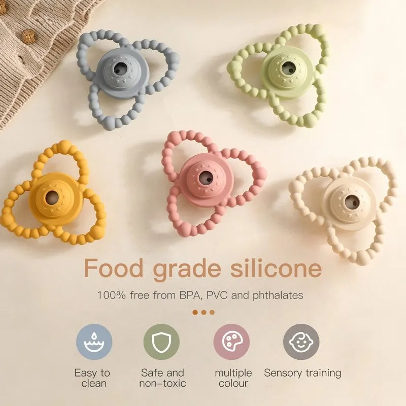 Beißring aus Silikon für Babys