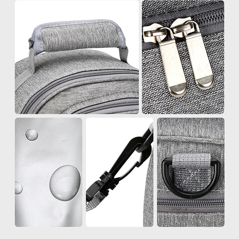 Tragbare Mama-Tasche mit großem Fassungsvermögen, Aufbewahrungsmöglichkeit für Muttermilch und Kinderbett