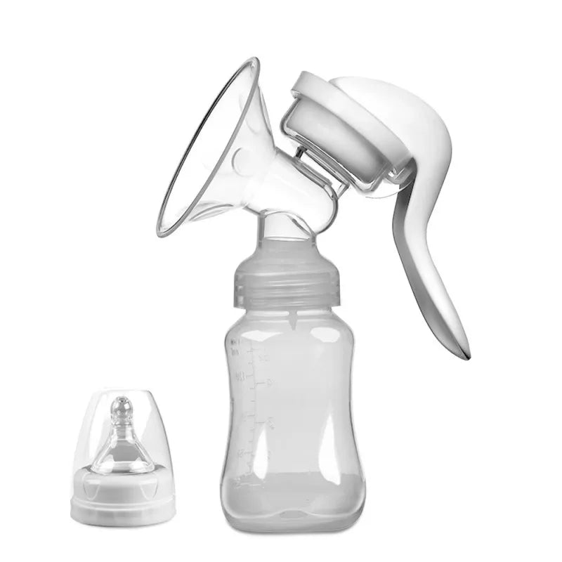 Handmilchpumpe mit Flasche und Milchaufbewahrungstasche zum Füttern