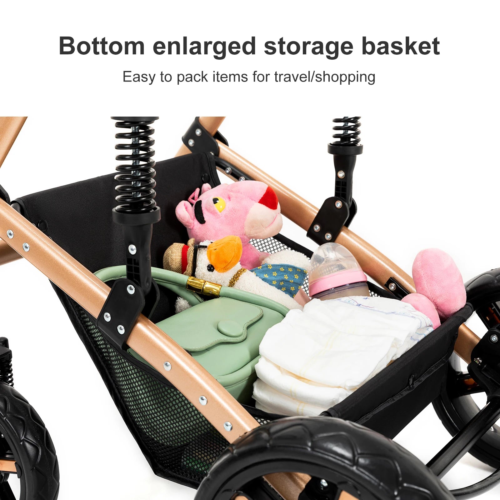 Hochwertiger, leichter Kinderwagen für Neugeborene