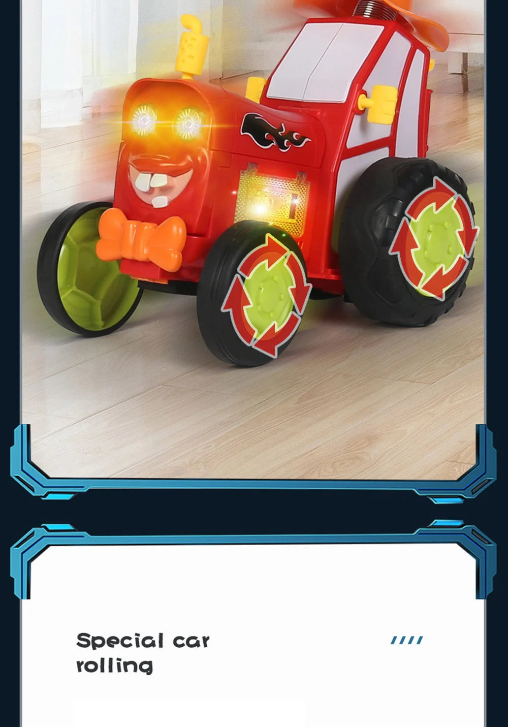 Verrücktes Springfahrzeug