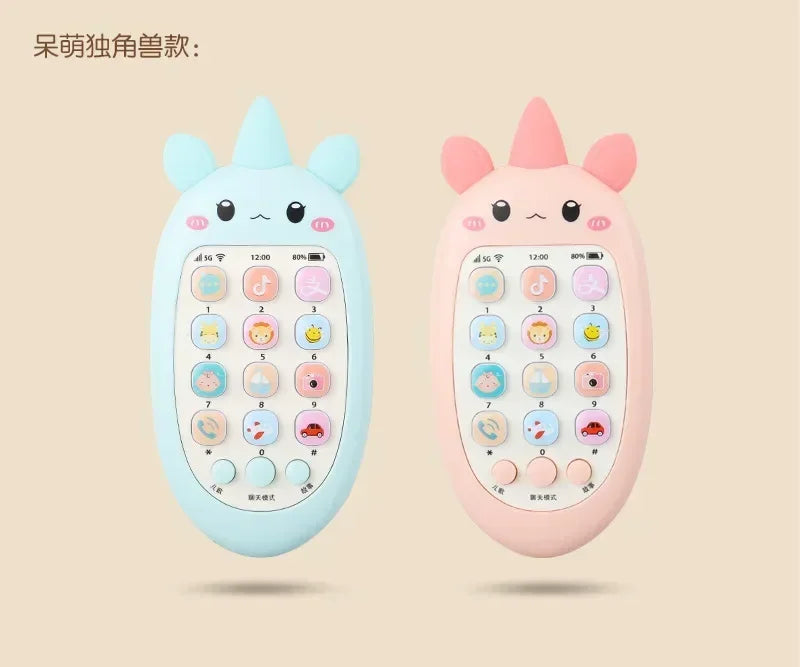 Baby-Telefon-Spielzeug, zweisprachiges Telefon, Beißring