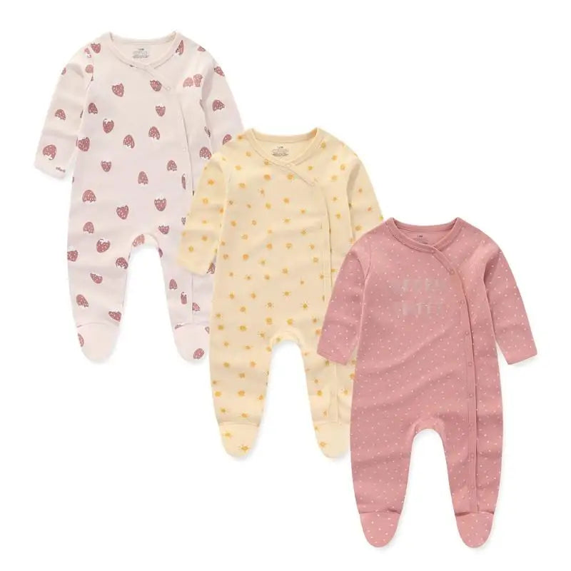 3Pieces Cartoon New Born Baby Boy Clothes Sets