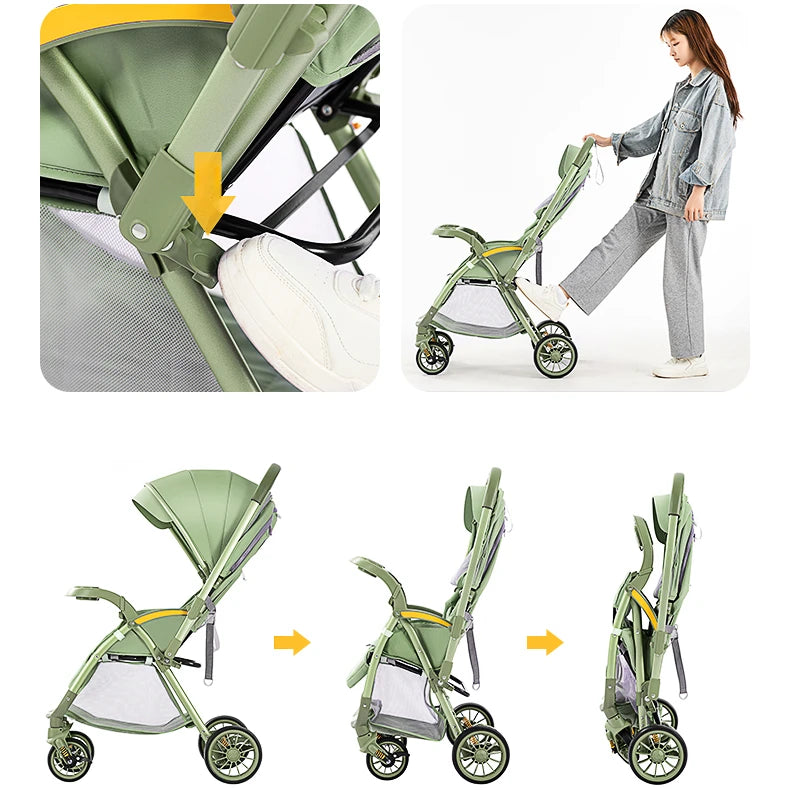 Bi-directional High Landscape Baby Stroller